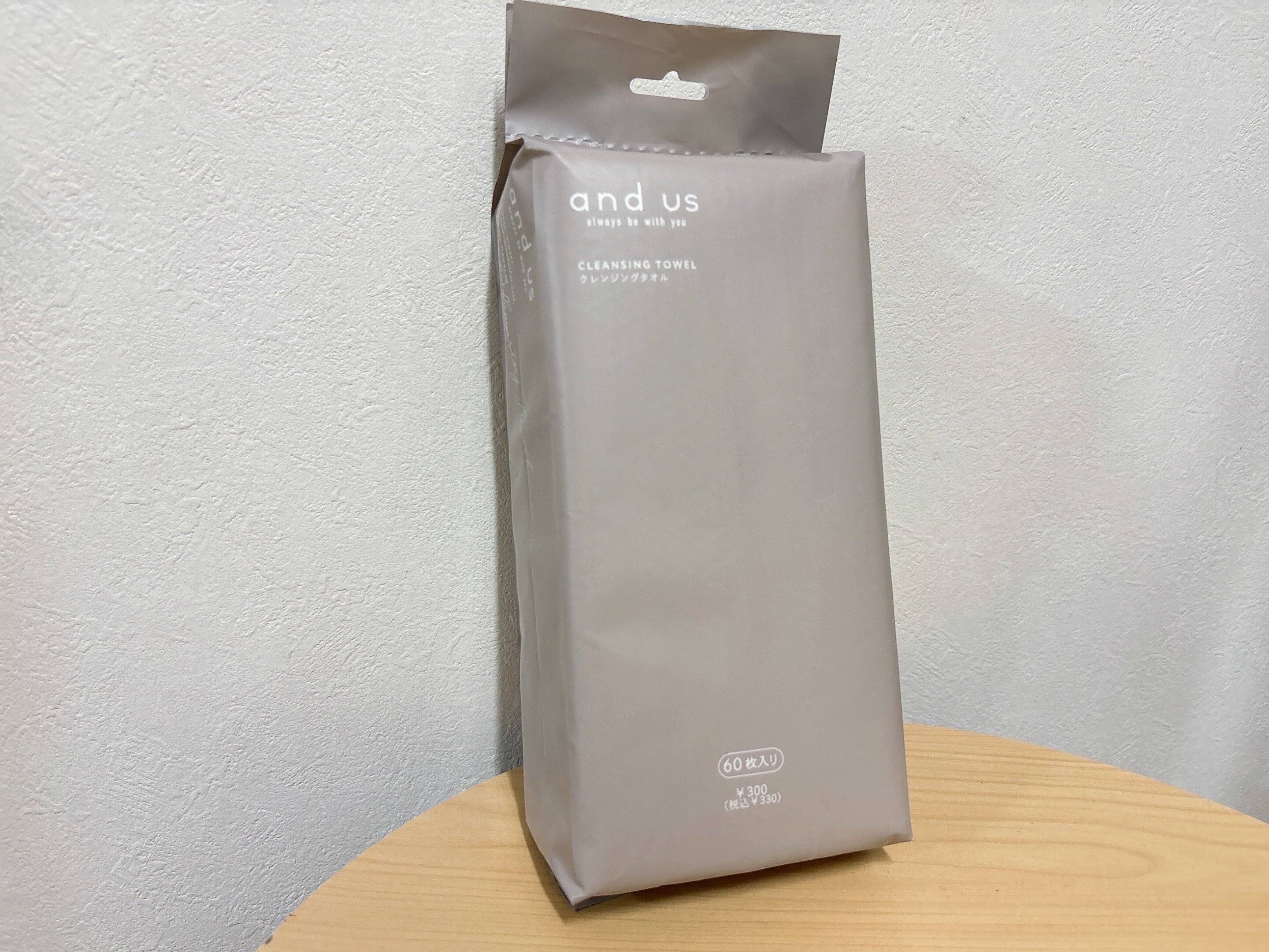 3COINSクレンジングタオル