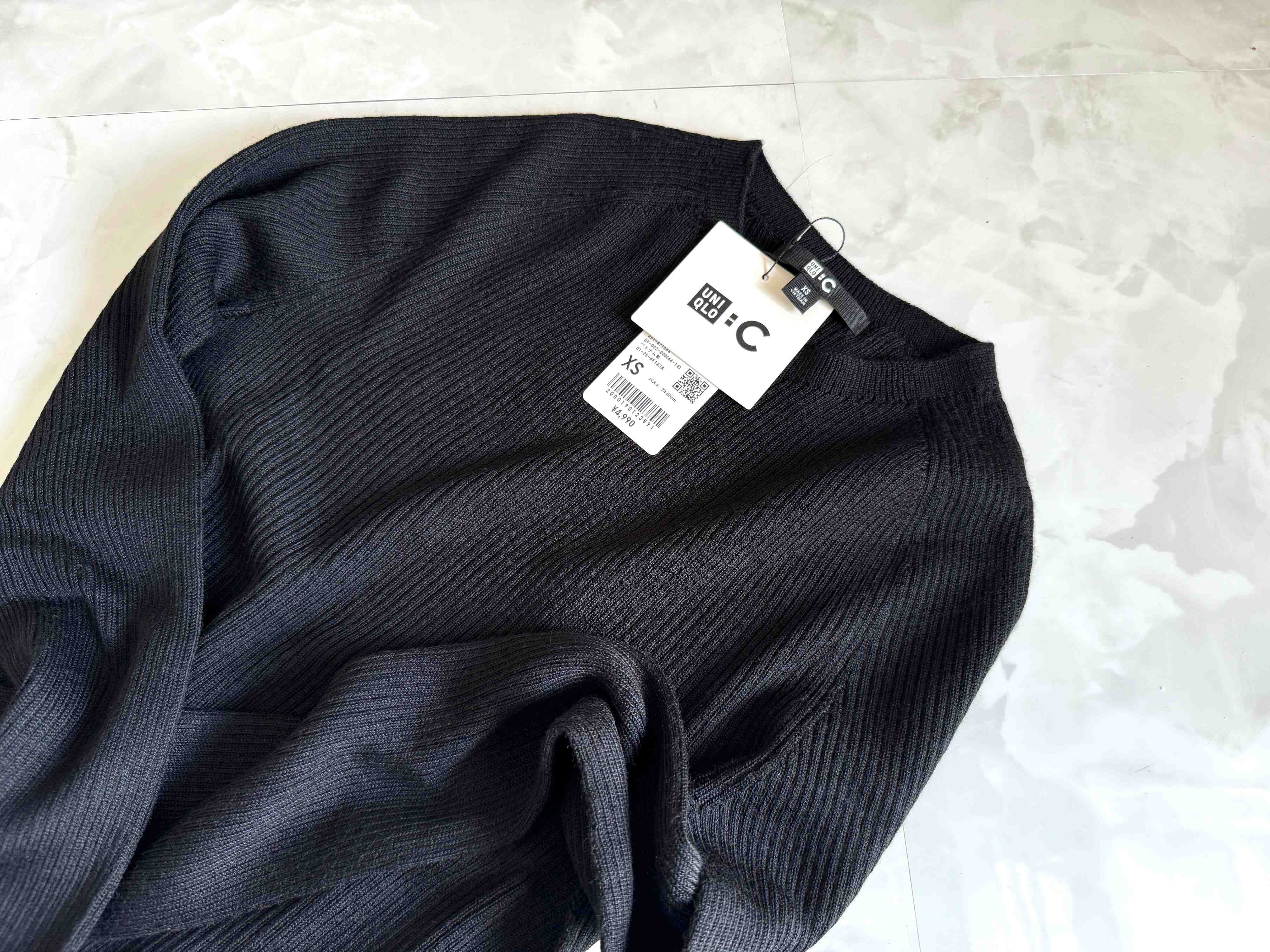 3Dメリノブレンドリブセーター