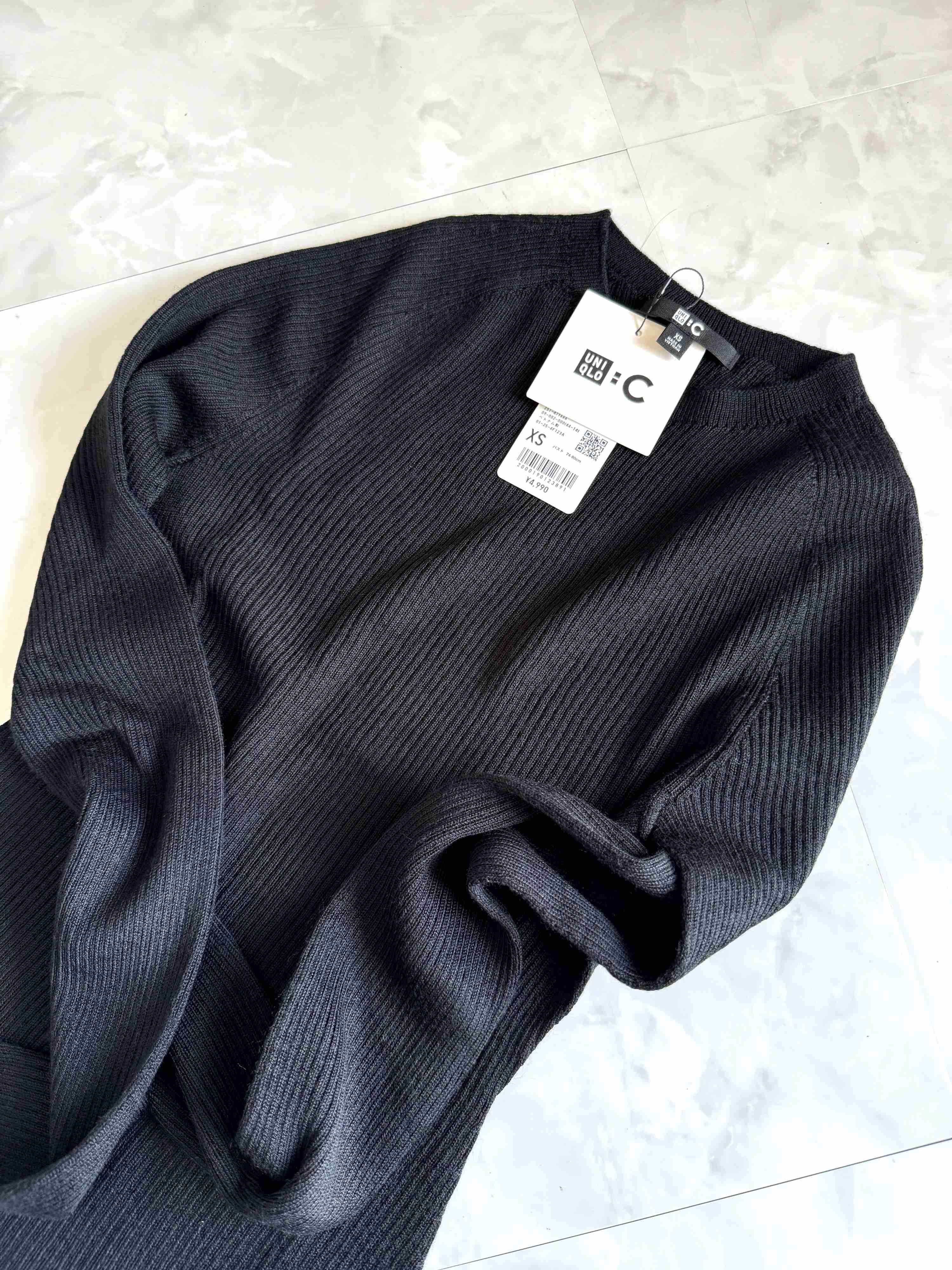 3Dメリノブレンドリブセーター