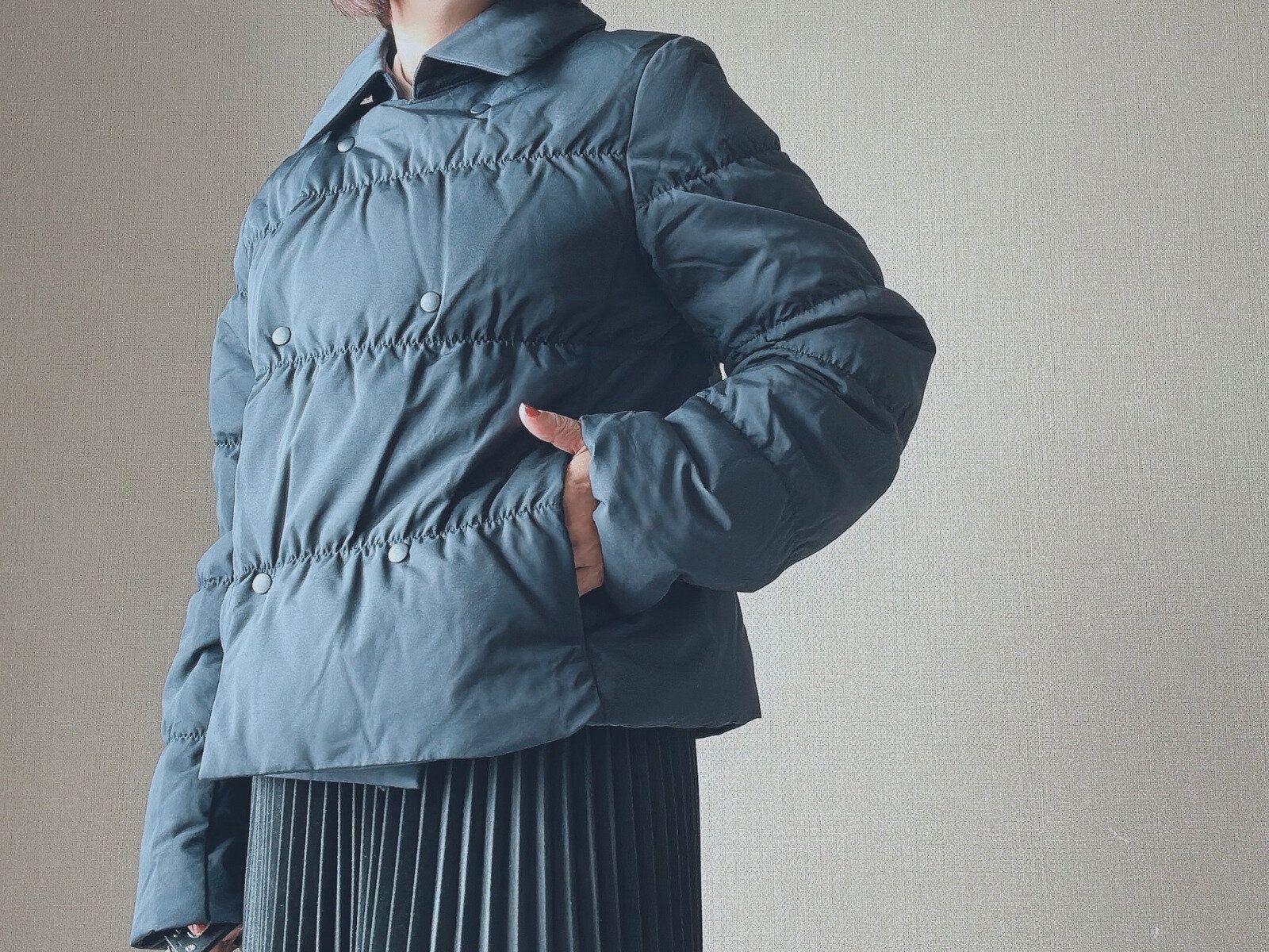 ユニクロシー　ダウンショートジャケット