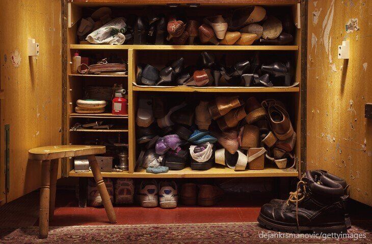 1.ぎゅうぎゅう詰めの靴箱