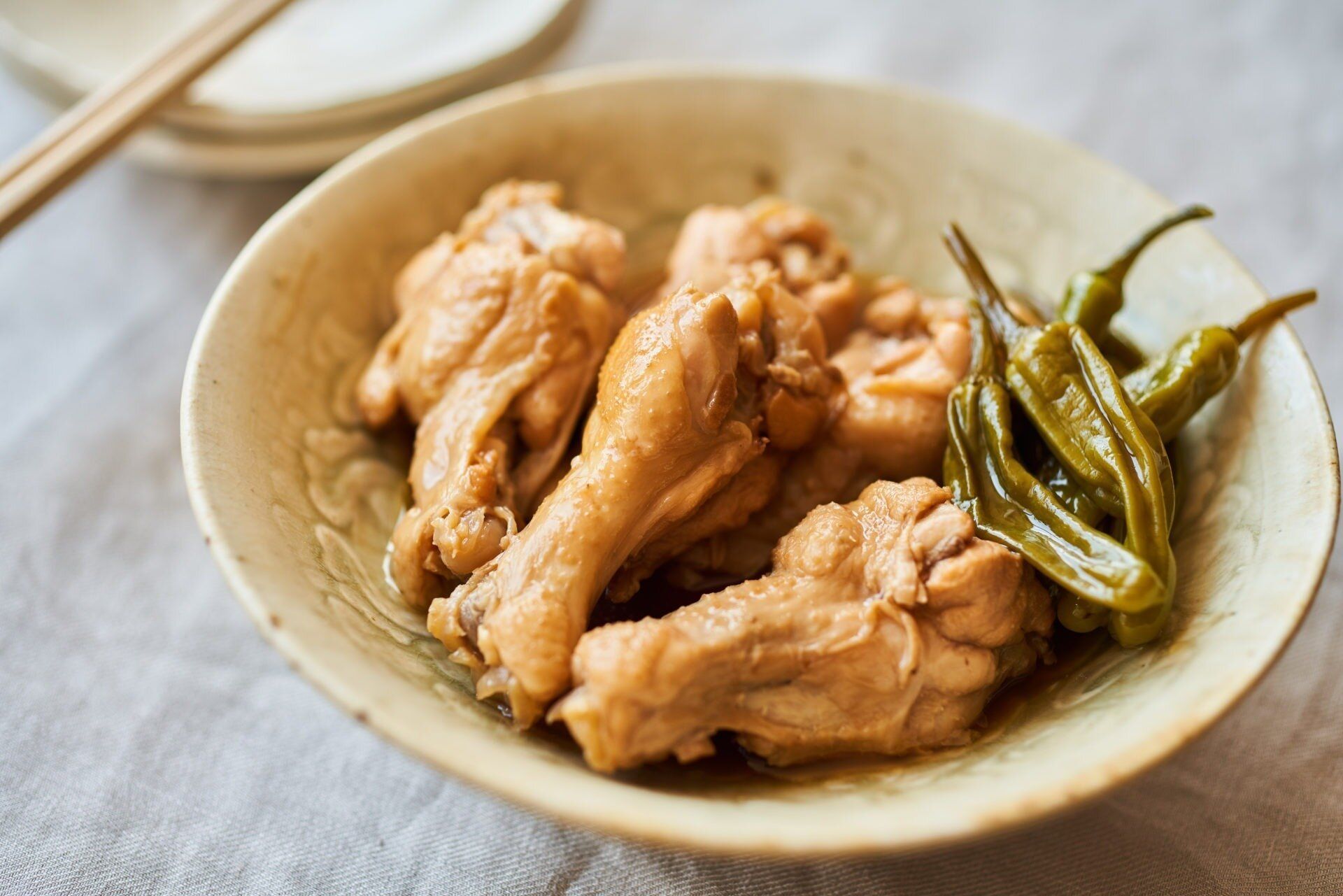 ししとう入り鶏手羽元のさっぱり煮