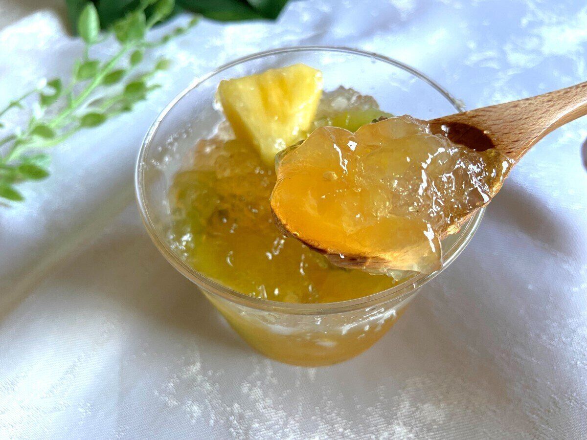 すっきりとしたゼリー