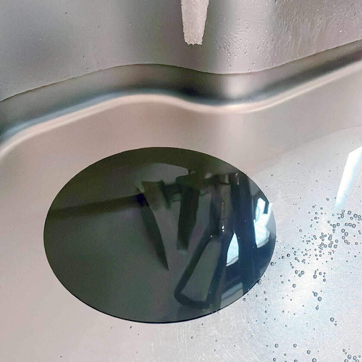 お湯を一気に流すだけ