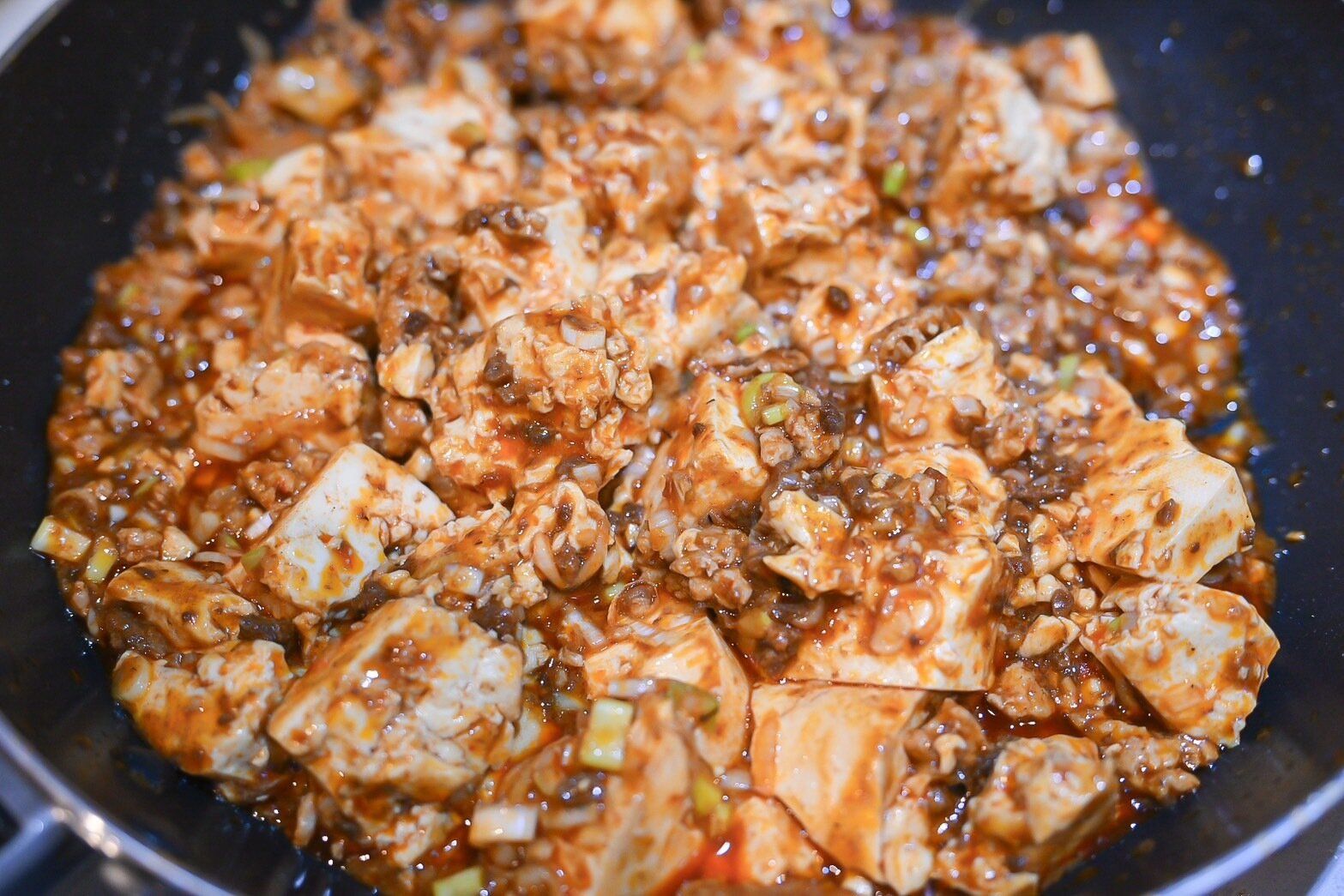 完成した麻婆豆腐