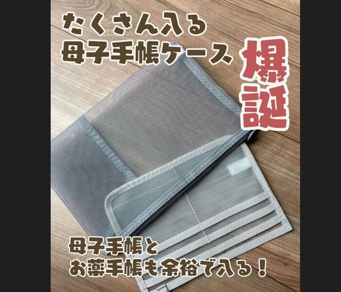 【無印良品】メッシュ素材で優秀な母子手帳ケース爆誕