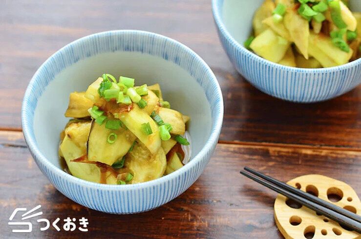 なすのポン酢おかか和え