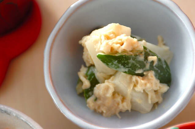 あともう一皿に！キュウリと大根のゴママヨ和え