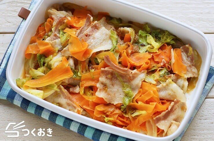 豚バラを使った酒蒸し