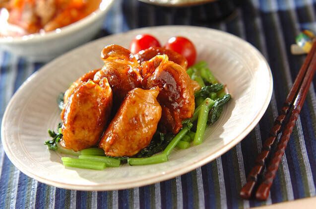 カブの豚肉中華風巻き