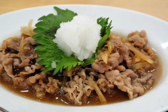 [牛肉のおろしポン酢かけ]