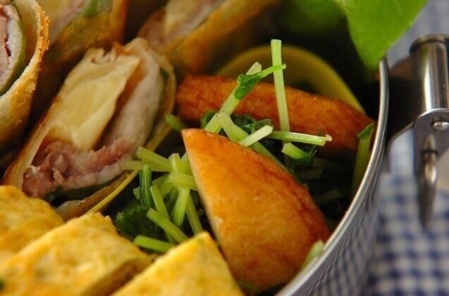 さつま揚げと豆苗のサッと煮