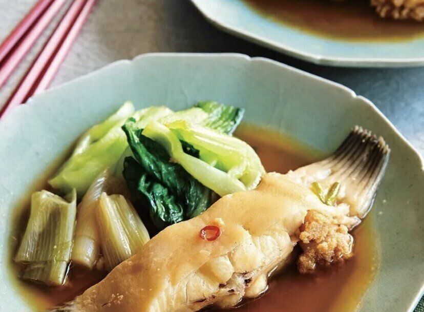 白身魚の中国風煮つけ