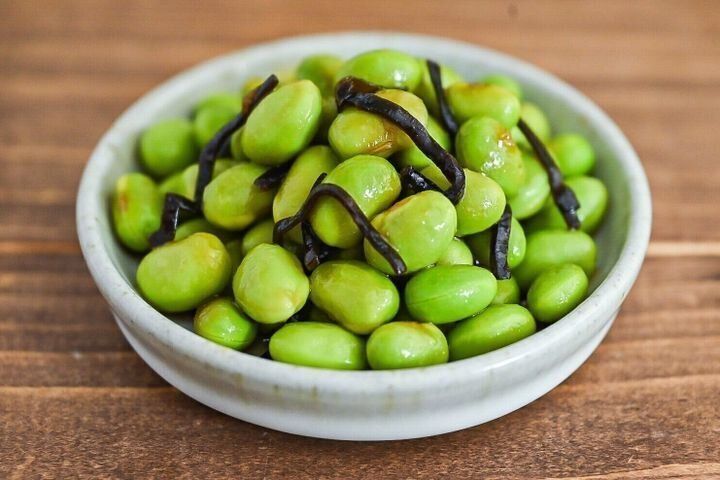 お酒がすすむ!枝豆と塩こんぶのナムル