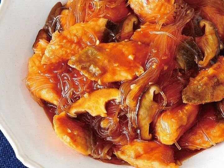 鮭春雨チリソース