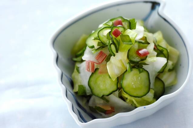 夏の薬味たっぷりの浅漬け