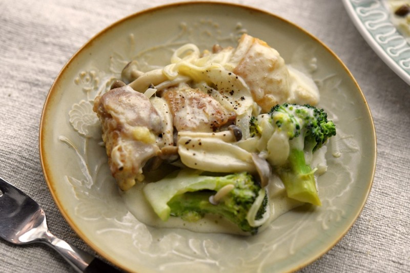 鶏肉のレモンクリーム煮