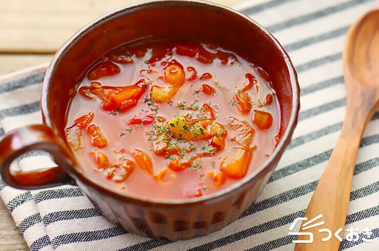 具だくさんのミネストローネ