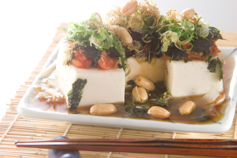 キムチやっこサラダ