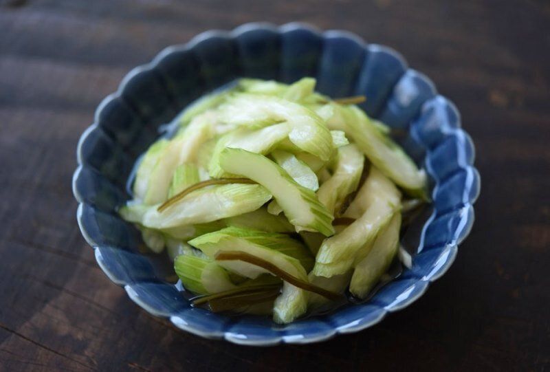 セロリの漬け物