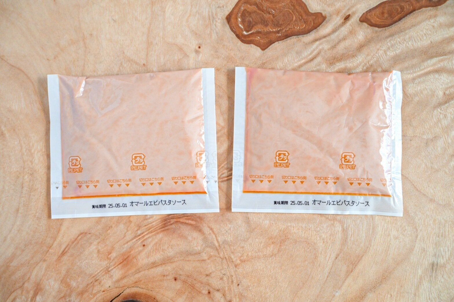 オマール海老クリームパスタソースの中