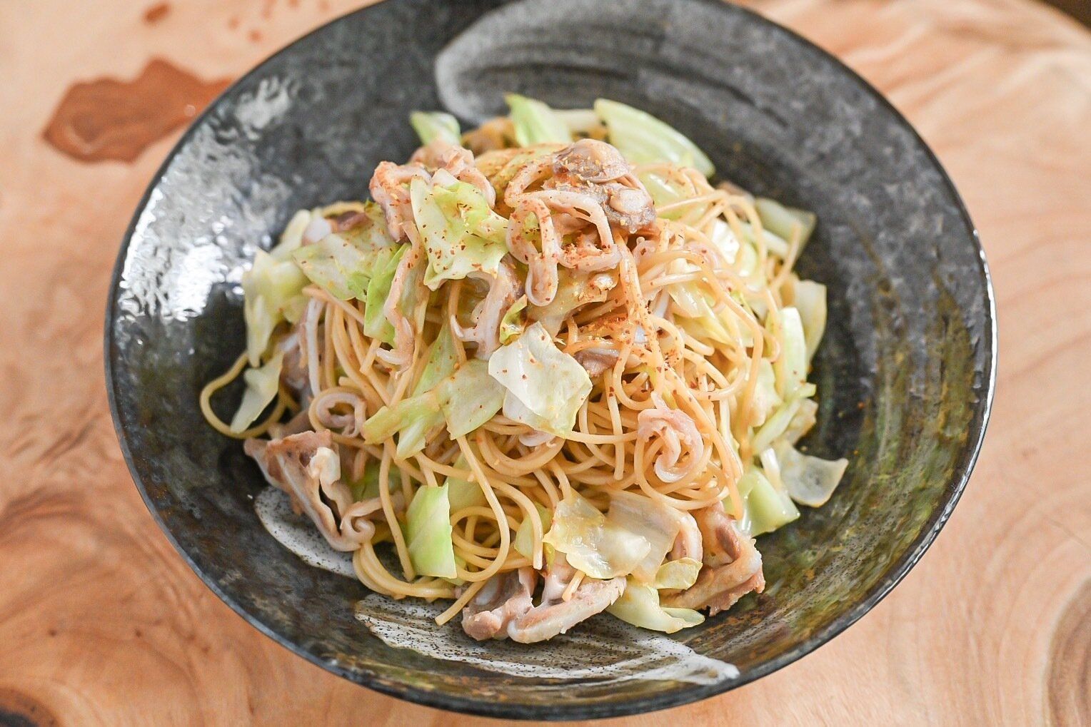 豚なんこつのパスタ