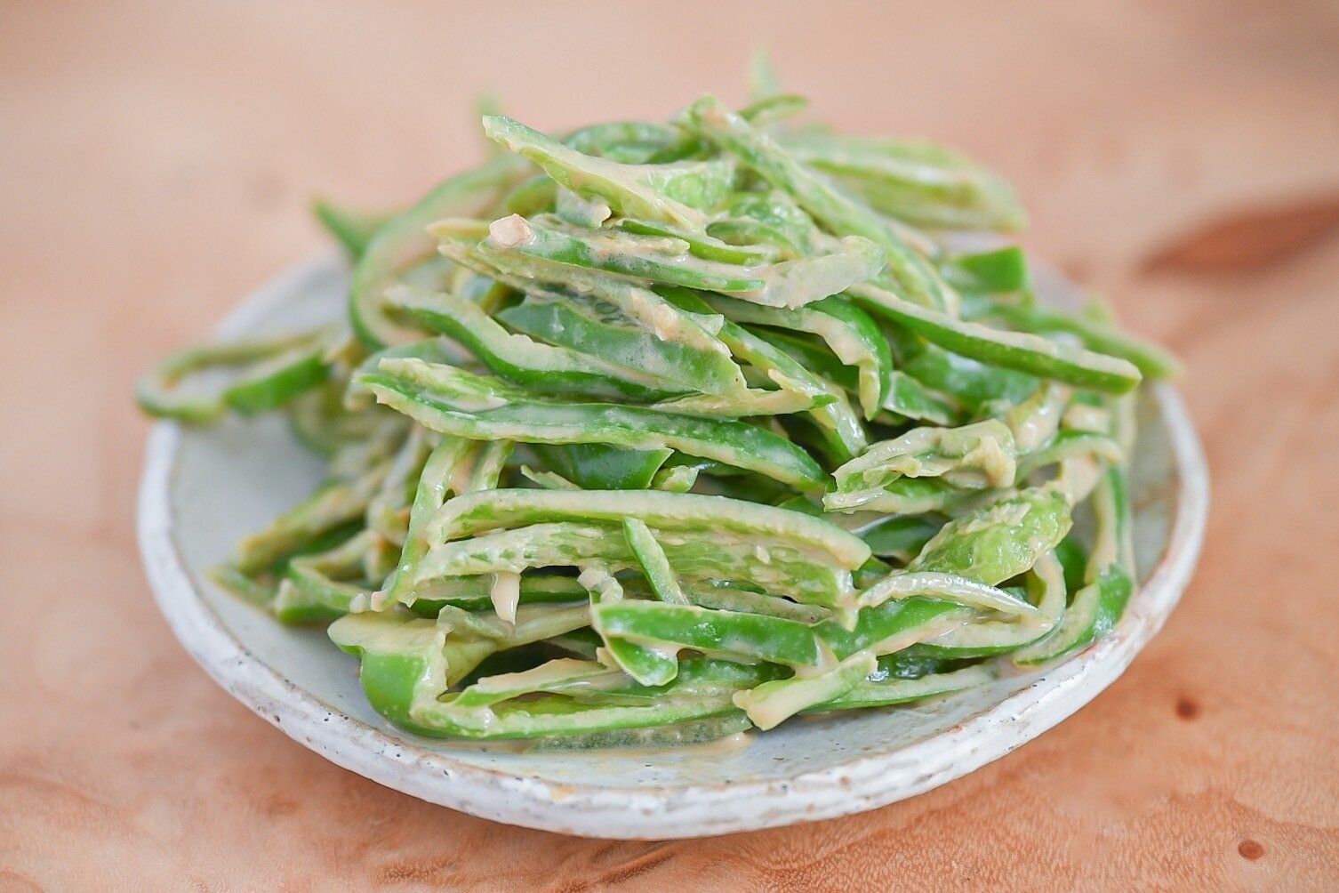 ピーマンのねりごま和え