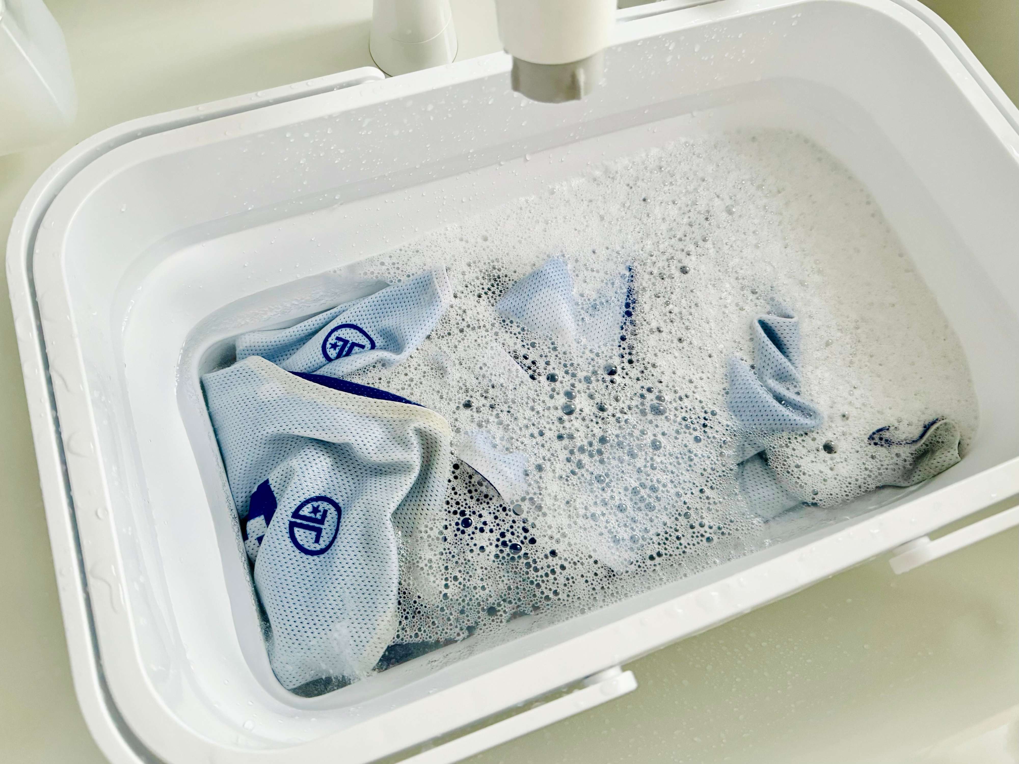 「しまい洗い」お湯でつけおき