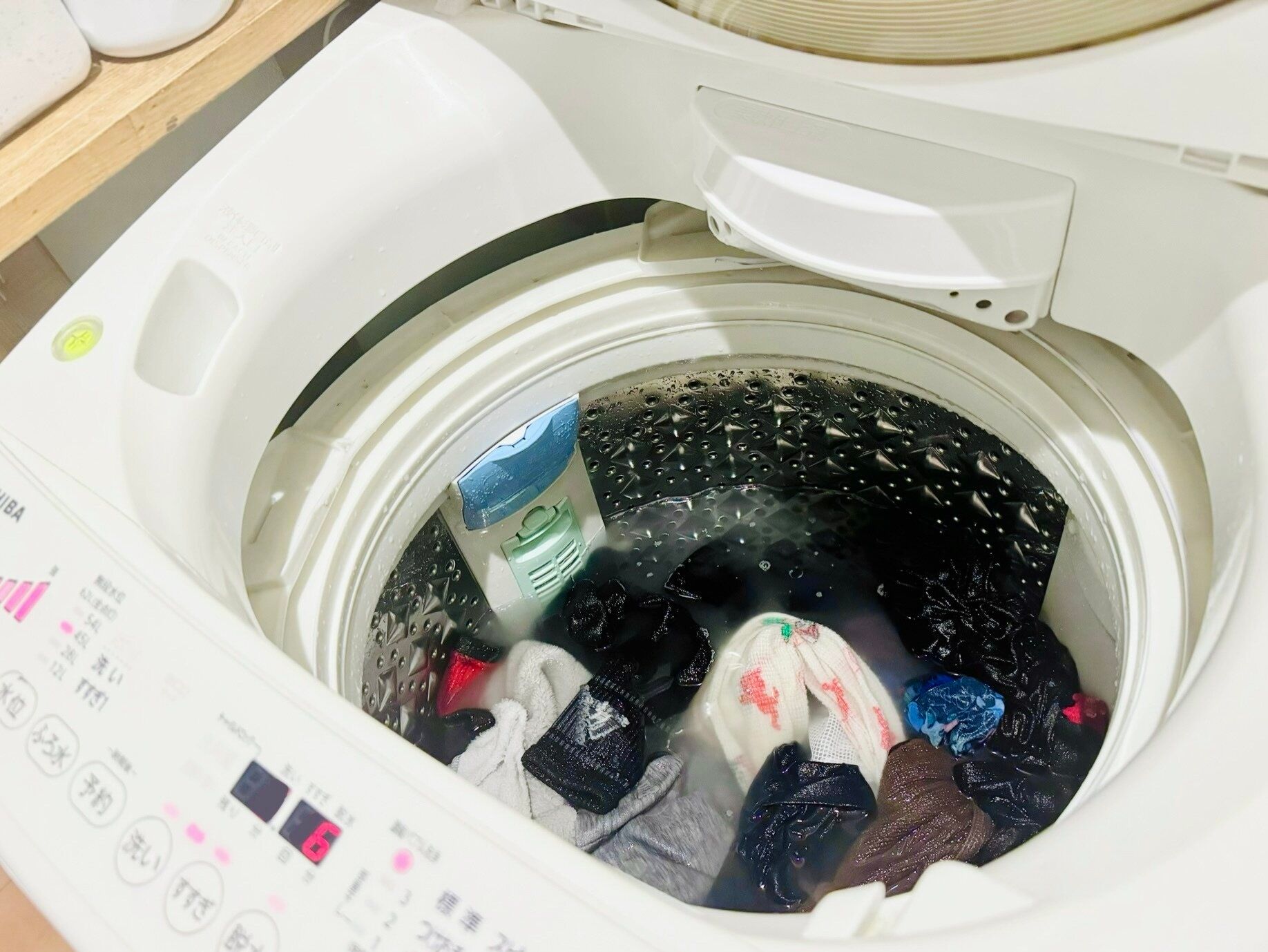 しまい洗いはすすぎの回数を増やす