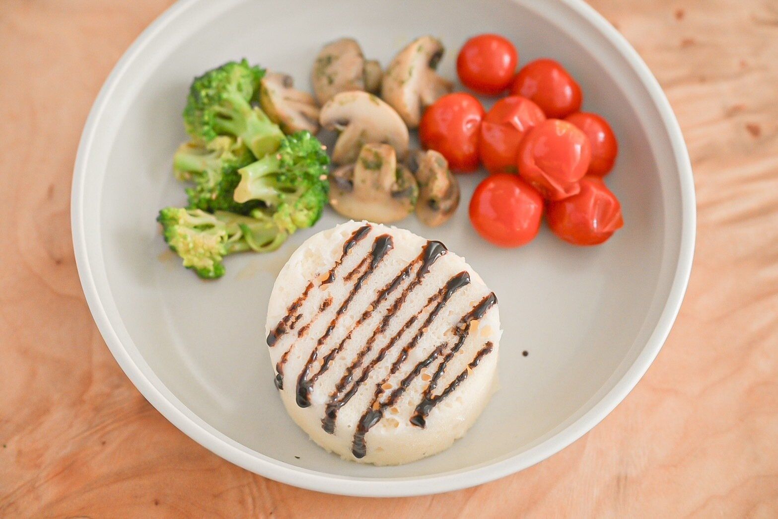 電子レンジで作ったワンプレートごはん