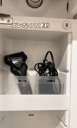 ここにも使える！「くつ下整理カップM3個入」