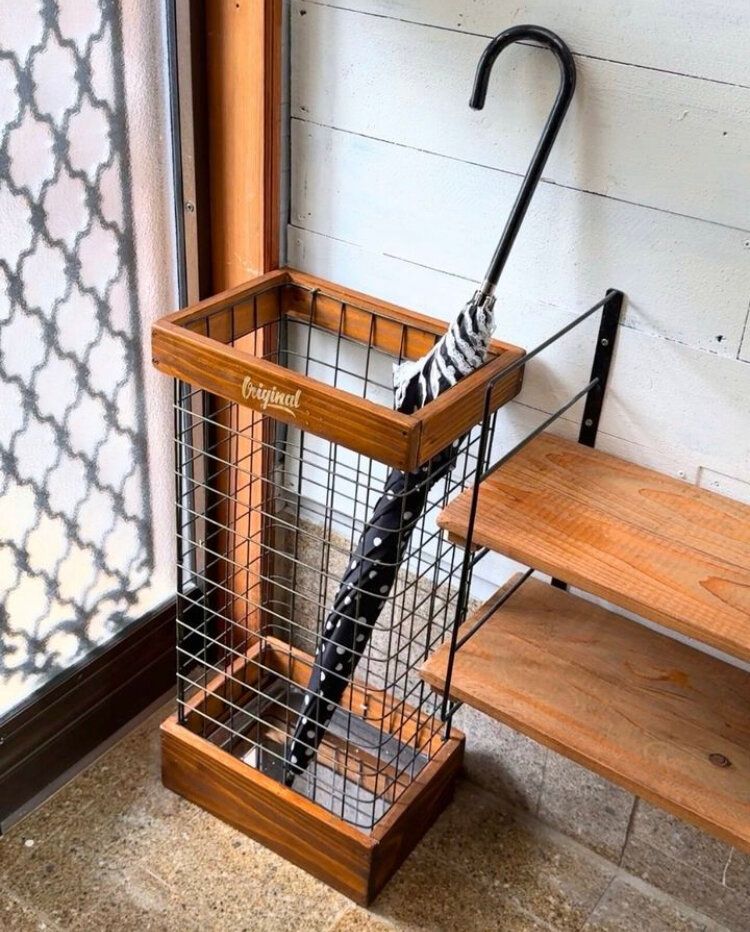 作ってよかった傘立て