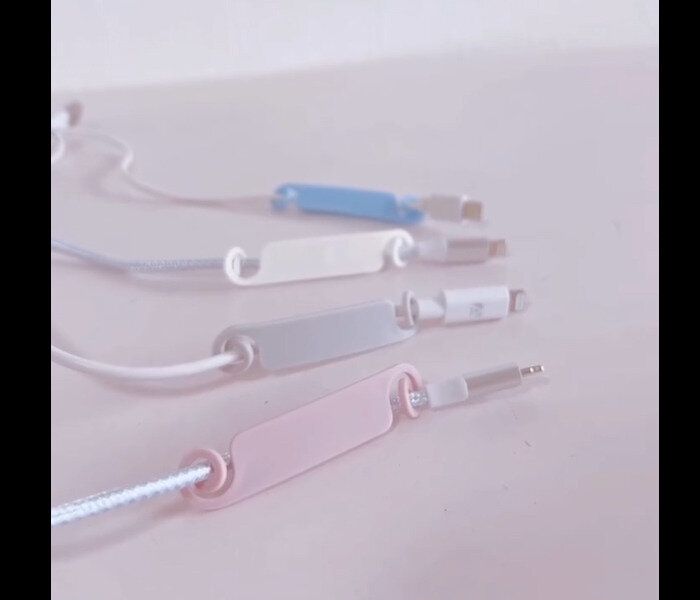 【セリア】一目で判別！ケーブルタグ10P