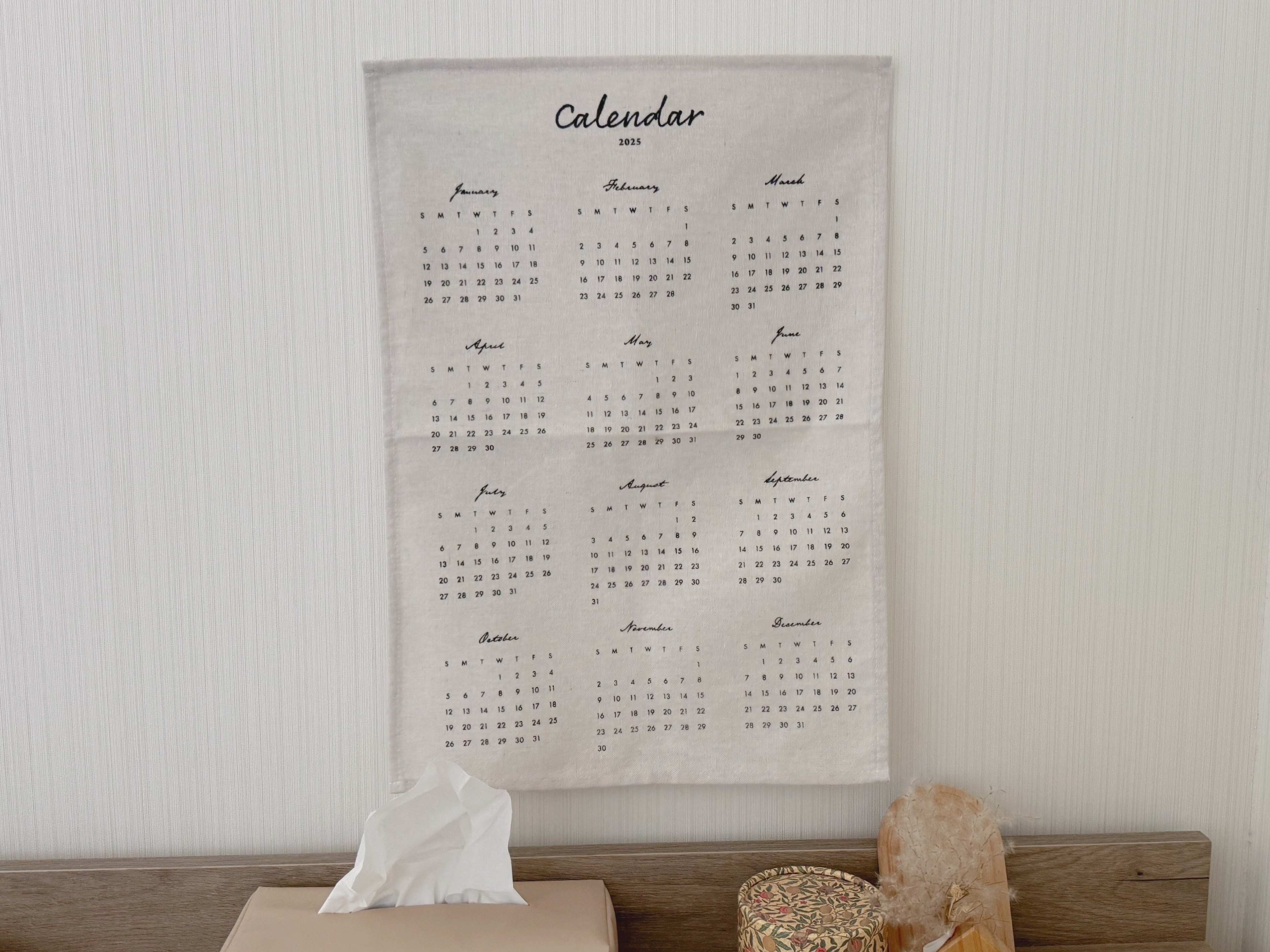 3.B3 ファブリックカレンダー