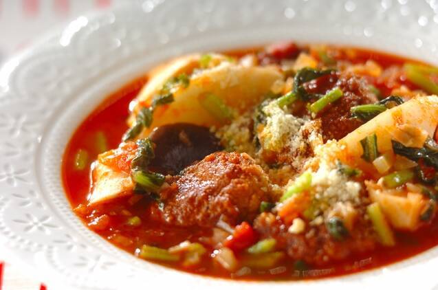 かぶでメイン料理！簡単イタリアンミートボール