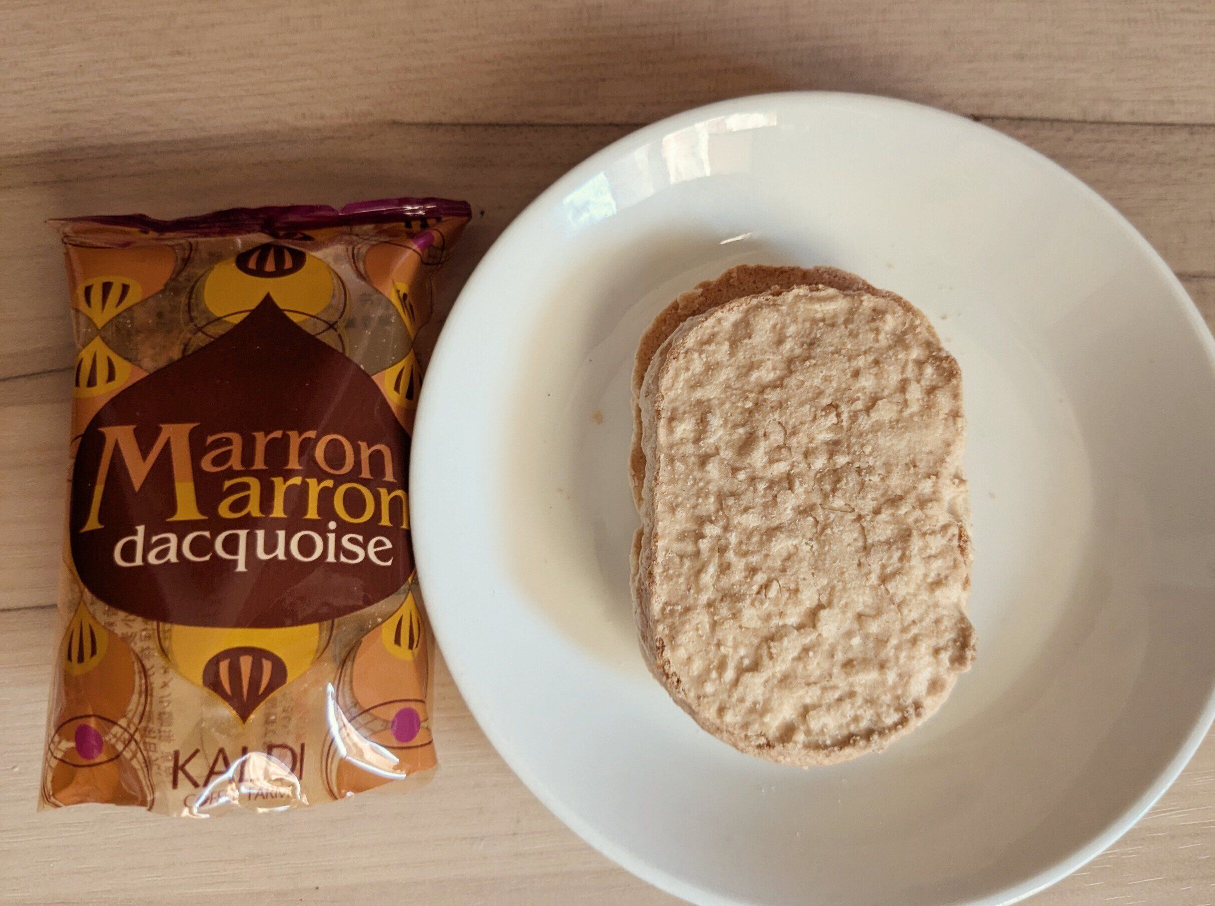 マロンマロンダックワーズ