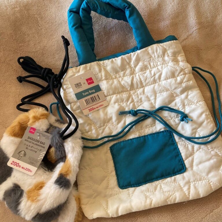 店内でも一際目を惹くデザインのアイテム、手にとって納得！ダイソー秋冬バッグが発売中