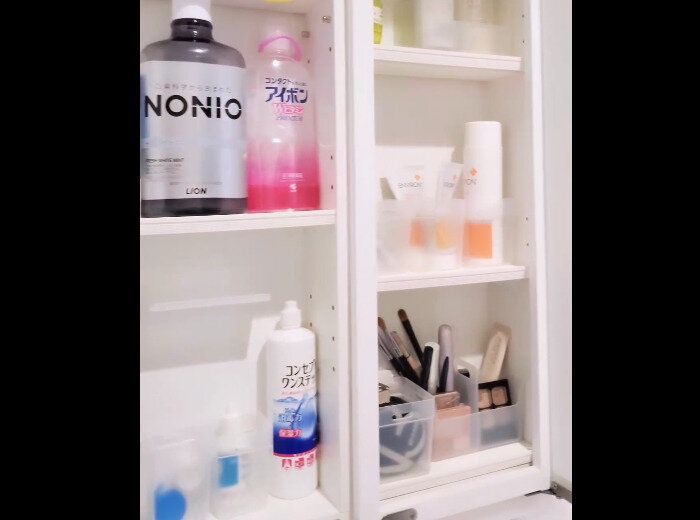 【セリア】収納力抜群！持ち手付き洗面収納BOX