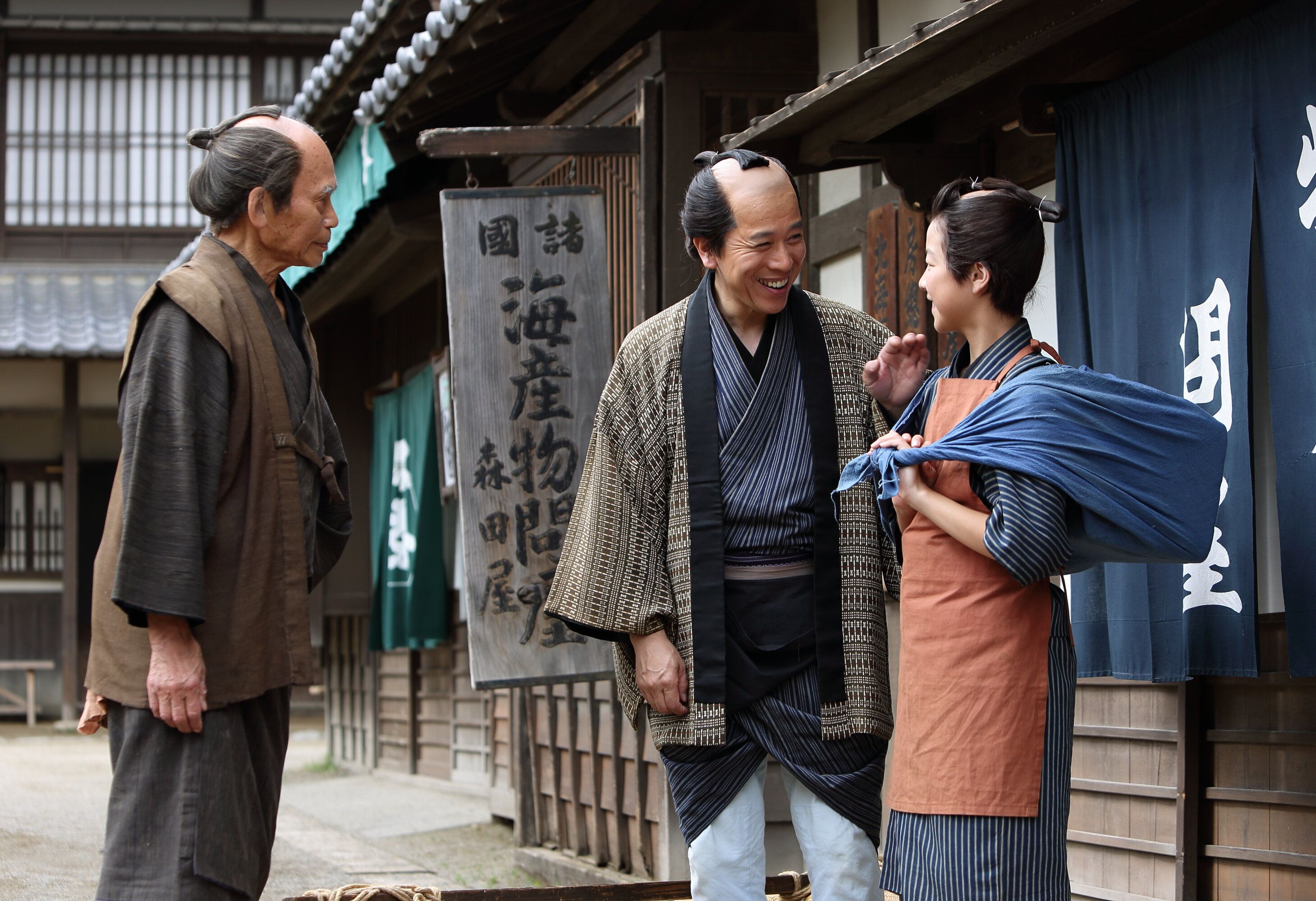 昔の日本の街の景色