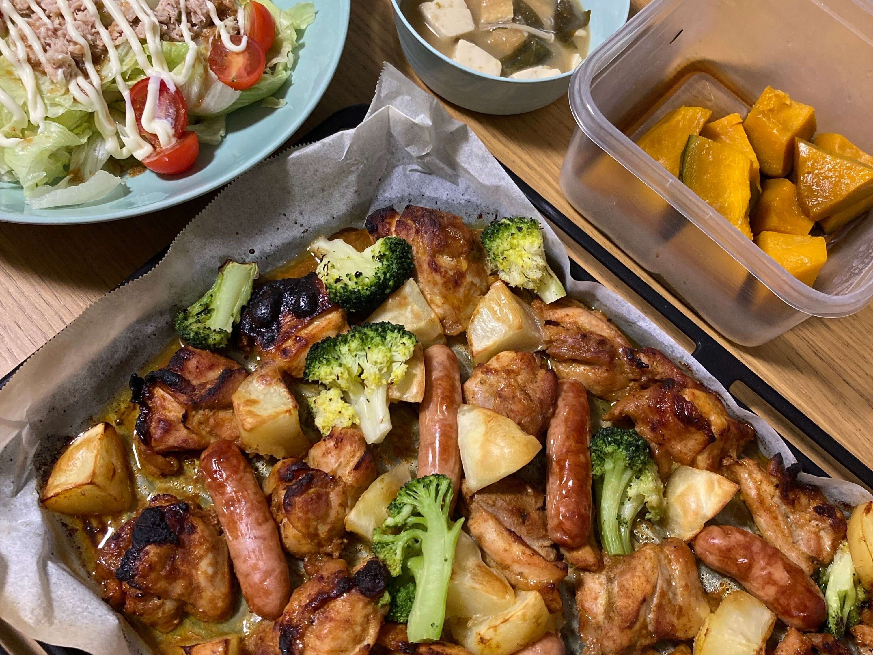 オーブン調理のタンドリーチキン