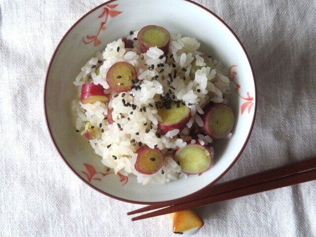 ごま塩をかけて