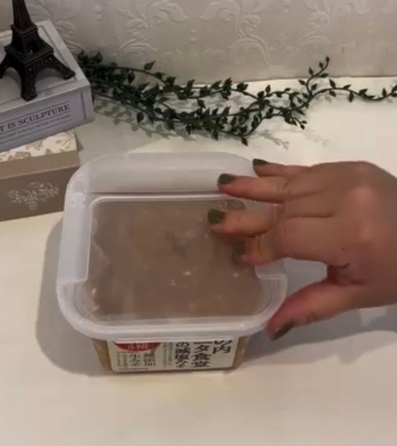 味噌の保管に！「味噌のフタ」