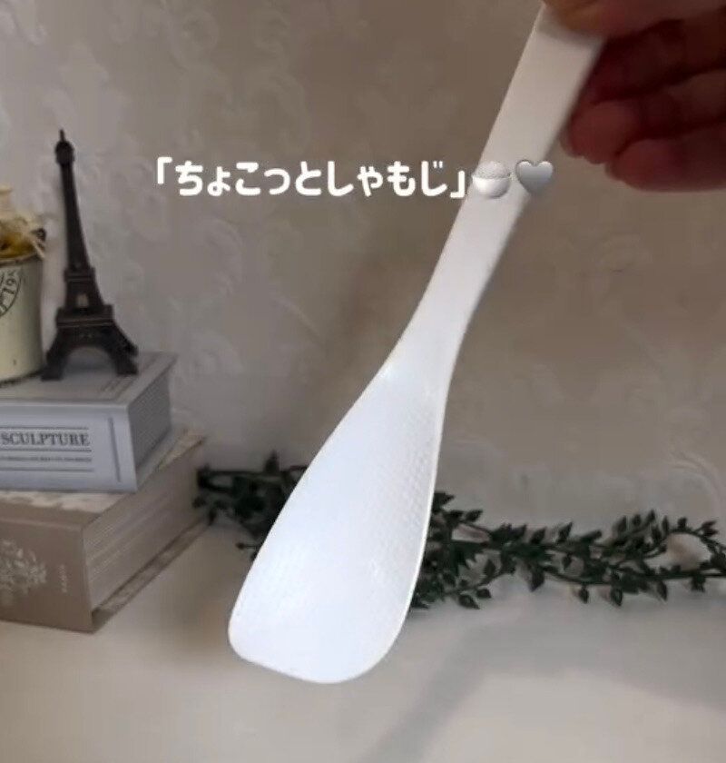 スリムで使いやすい！「ちょこっとしゃもじ」