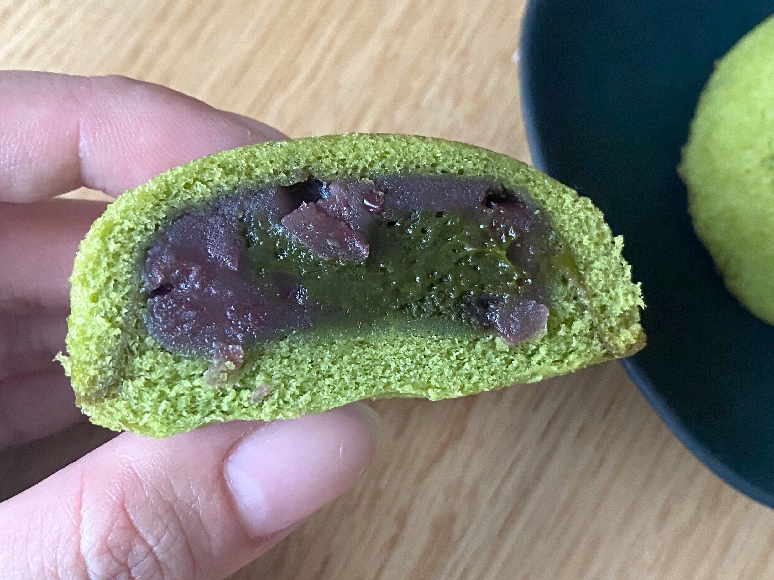 ふんわりムーン　宇治抹茶あずき