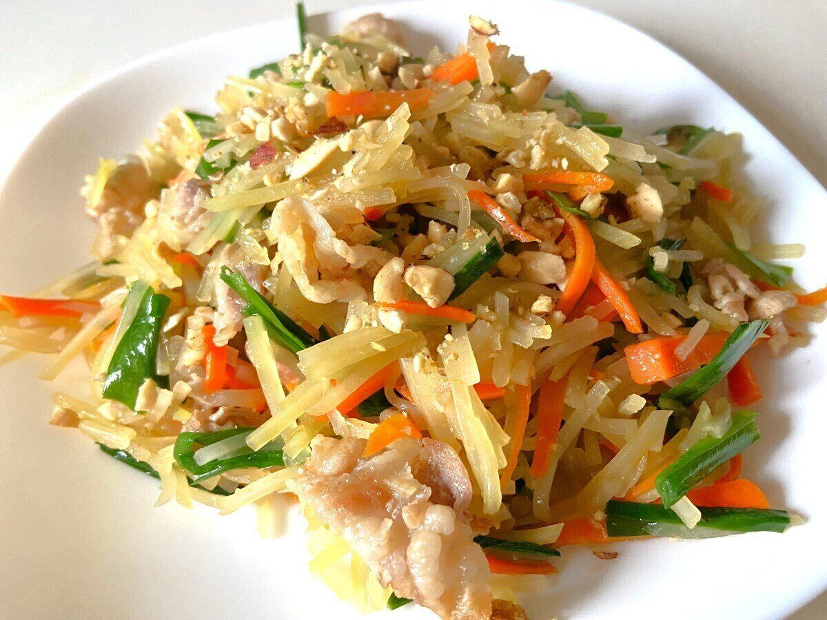 青パパイヤ炒め