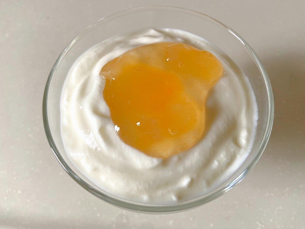 ジャムをかけて