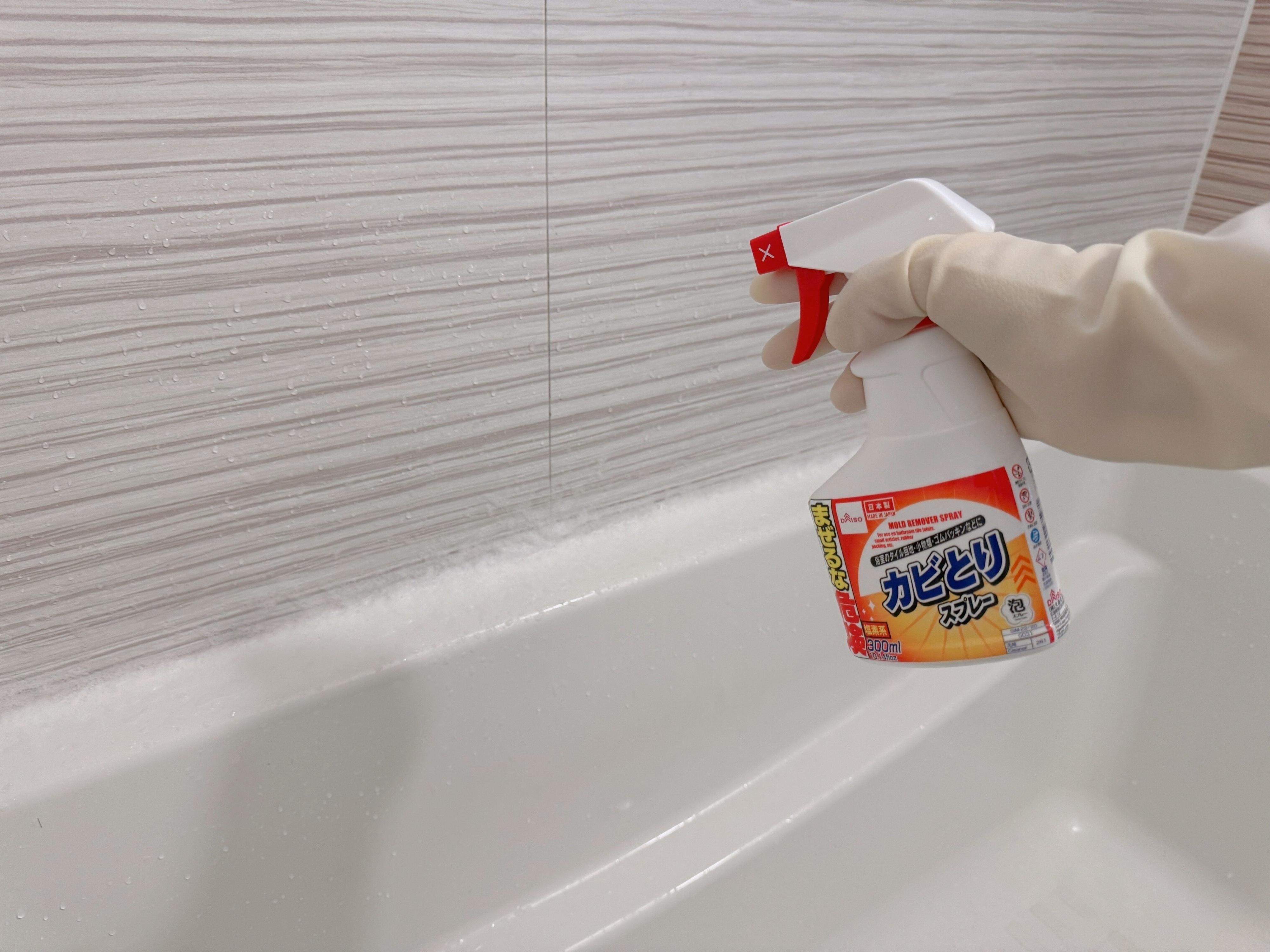 1．カビとりスプレー（110円）
