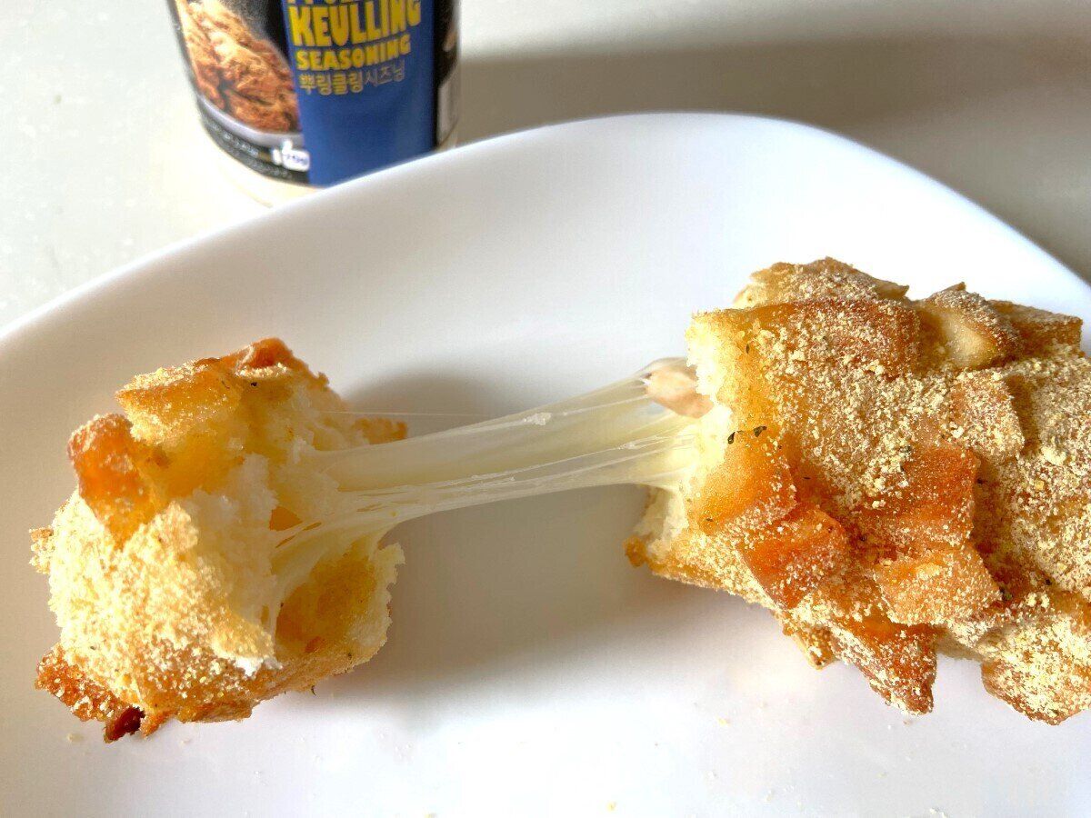 チーズが伸びる