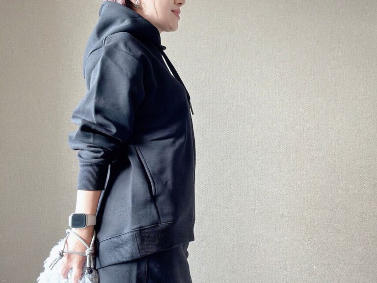 【GU】40代には若すぎる？裏起毛でヌクヌクなセットアップなら大人綺麗めコーデに最適！