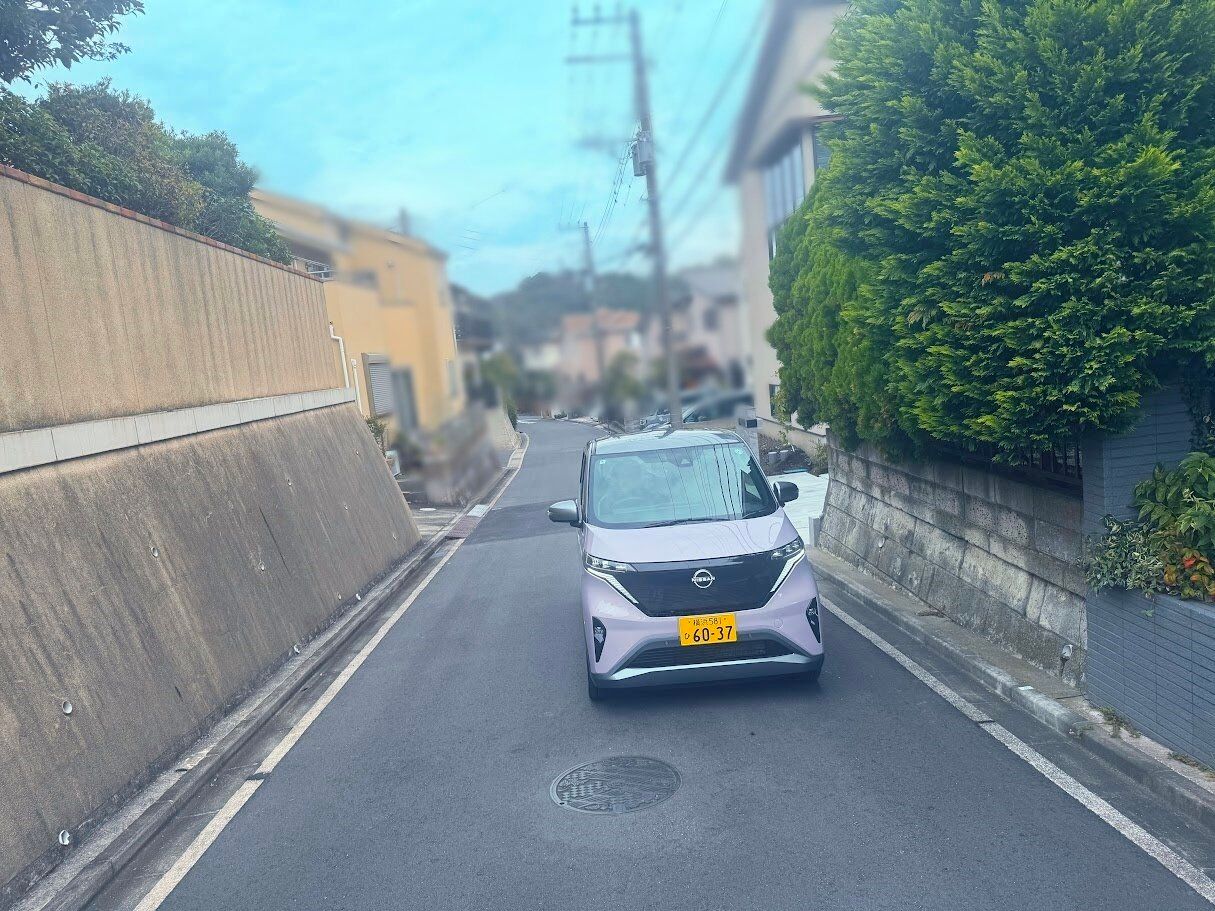 坂道を走るサクラ